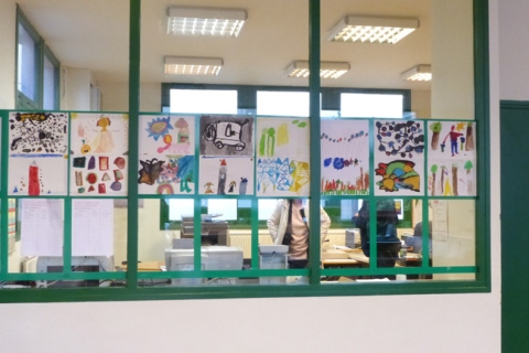 Dessins réalisés dans le cadre des ateliers de dessin-peinture et d'éveil aux arts plastiques pour enfants enseignés par Manuelle Bauduin