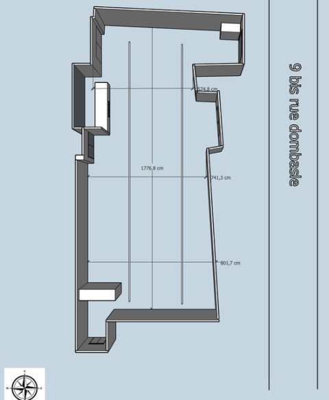 Plan du Centre d'art de la Maison populaire